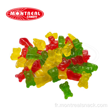 Forme d&#39;ours colorée Jelly Fruité Flavour Gummy Candy
